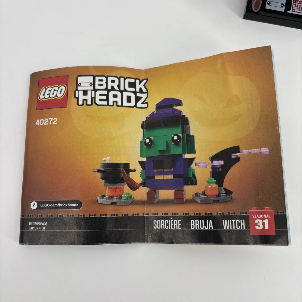 LEGO Halloween Witch BrickHeadz 40272 Build 100% Complete With Instructions‎